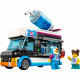 LEGO City 60384 Le Camion a Granités du Pingouin, Jouet Camion Enfants 5 Ans, avec Figurines