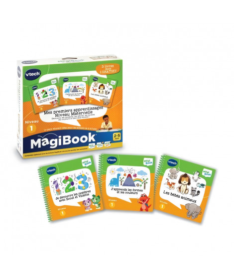 VTECH - Livre Interactif Magibook - Mes Apprentissages Niveau Maternelle