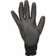 Gants en tricot microfin, noir, L - Brilliant Tools BT156932