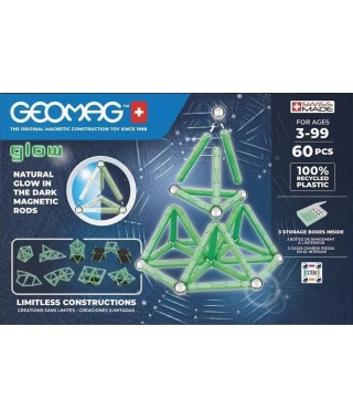 GEOMAG - Ecofriendly 60 pcs Glow