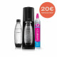 SODASTREAM TERRANLV - Machine TERRA Noire Pack 2 bouteilles LV + 1 cylindre d'échange CQC