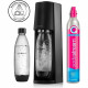 SODASTREAM TERRANLV - Machine TERRA Noire Pack 2 bouteilles LV + 1 cylindre d'échange CQC