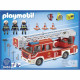 PLAYMOBIL - 9463 - City Action - Camion de pompiers avec échelle pivotante