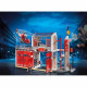 PLAYMOBIL - 9462 - City Action - Caserne de pompiers avec hélicoptere