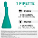 FRONTLINE Spot On Chien L - 20 a 40 kg - 4 pipettes- Puces tiques et poux