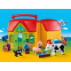 PLAYMOBIL 1.2.3. - 6962 - Ferme transportable avec animaux