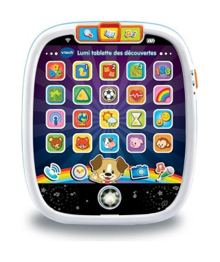 Tablette VTECH BABY Lumi des Découvertes Blanche - Premier jouet tactile et lumineux pour les tout-petits