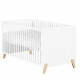 Lit évolutif 140x70 - Little Big Bed en bois blanc