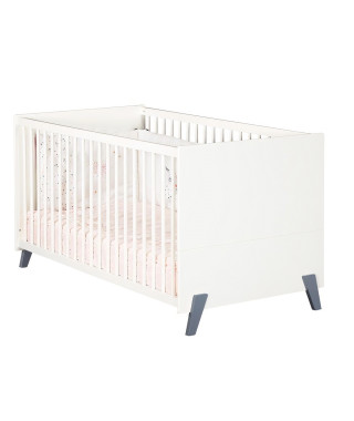 Lit évolutif 140x70 - Little Big Bed en bois blanc