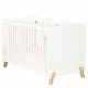 Lit bébé 120 x 60 en bois blanc