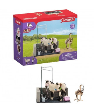 SCHLEICH - Box de lavage pour chevaux - 42104 - Gamme Horse Club