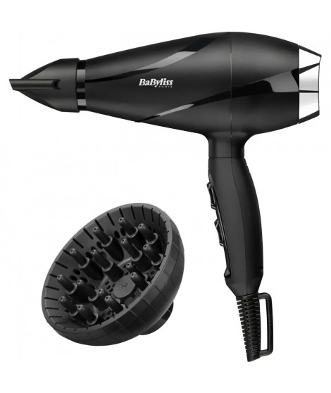 Seche-cheveux Babyliss 6713DE - Moteur AC - 2200W - fonction ionique - concentrateur inclus