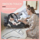 Babymoov Balancelle électrique bébé Swoon Touch - Télécommande incluse