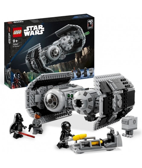 LEGO Star Wars 75347 Le Bombardier TIE, Maquette Vaisseau avec Figurine de Droide Gonk