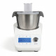 LIVOO DOP219W - Robot multifonctions Super Cooker - 12 vitesses - 125 a 5000 trs/min - Bol inox 3,5L - 1000W - Blanc