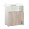 BABYPRICE Commode a Langer Lapinou 2 portes - 1 Niche