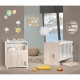 BABYPRICE Commode a Langer Lapinou 2 portes - 1 Niche