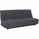 Banquette clic clac 3 places - anthracite - Style contemporain - L 193 x P 92 cm - LENA