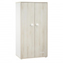 Armoire 2 portes 168x85x57cm en bois