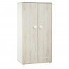 Armoire 2 portes 168x85x57cm en bois