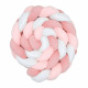 Tresse de décoration BABYCALIN - Coussin - Velours - 200 cm - Rose - BABYCALIN