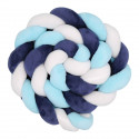 Tresse de décoration BABYCALIN - Coussin - Velours - 200 cm - Bleu - BABYCALIN