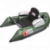 SEVEN BASS FLOAT TUBE - SKULLWAY 1.70M - Hybrid Line - Vert - (1,70M) - avec support moteur