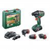 Perceuse-visseuse Bosch - AdvancedDrill 18 (Livrée dans un coffret avec 1 bat, 1 chargeur, 3 adaptateurs) - PowerForAll