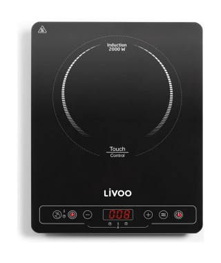 LIVOO DOC235 Plaque a induction Simple - 22cm - de 60° a 240° - Noir