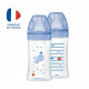 Dodie Biberon Sensation+ Anti-Coliques +0m Baleine Lot de 2 x 270ml