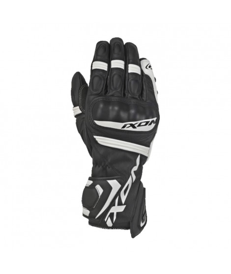 IXON RS Tempo Gants moto - Noir et Blanc - Taille M