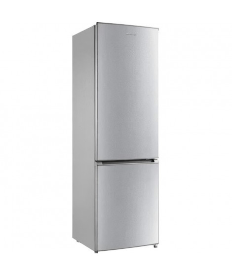 BRANDT BC8511NS Réfrigérateur Combiné - 268L - No Frost - L54,5 x P62,5 cm - Silver