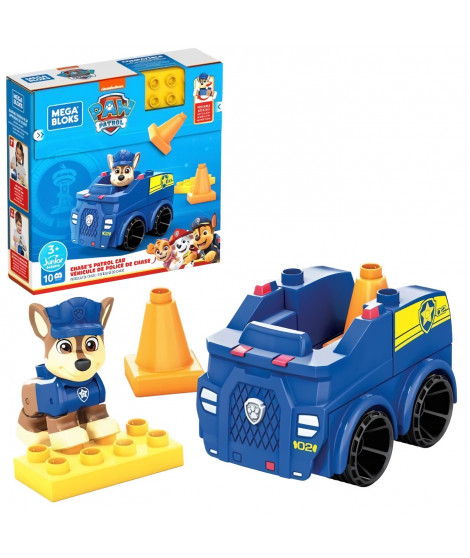 Mega Bloks - Vehicule De Police Pat' Patrouille - Briques de construction - Des 3 ans