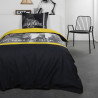 TODAY Parure de lit Coton 1 personne - 140x200 cm - Imprimé Jaune Alex