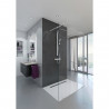 Paroi de douche en kit AURYS BALTIQUE CLAIRE - Verre Timeless 8 mm trempé by Saint-Gobain - L.140 cm x H.198 cm