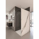 AURYS Paroi de douche en kit BALEARES  CALACATTA - Verre Timeless 8 mm trempé by Saint-Gobain - L.120 cm x  H.198 cm