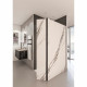 AURYS Paroi de douche en kit BALEARES  CALACATTA - Verre Timeless 8 mm trempé by Saint-Gobain - L.120 cm x  H.198 cm