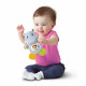 VTECH BABY - Hochet Croc'Hippo - Peluche Texturée Bleue