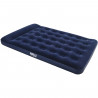 BESTWAY Matelas gonflable floqué Venture Double + Pompe a pied  2 places