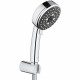 GROHE Ensemble de douche 3 jets avec support mural Vitalio Comfort 100 Chromé 26176000