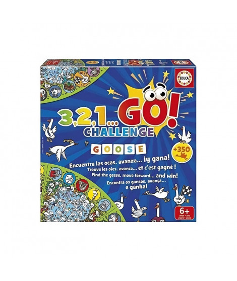 3,2,1 go Challenge - Goose - Jeu de société - EDUCA