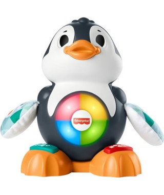 Jouet d'éveil bébé Fisher-Price Valentin le Pingouin Linkimals avec musique et lumieres - Des 9 mois