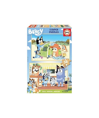 EDUCA - Bluey Puzzle bois 2x50