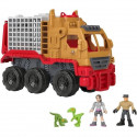 Fisher-Price Imaginext - Jurassic World La Colo du Crétacé, Camion de Capture et Yaz - Figurine Dinosaure - Des 3 ans