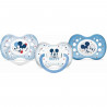 DODIE Lot de 3 Sucettes Anatomiques Mickey Jour et Nuit +18 Mois X3