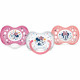 DODIE SUCETTES Lot de 3 Sucettes Anatomiques  Minnie - Jour Et Nuit +18 Mois