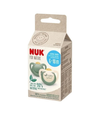 NUK Lot 2 sucettes - 6-18 mois - Eucalyptus