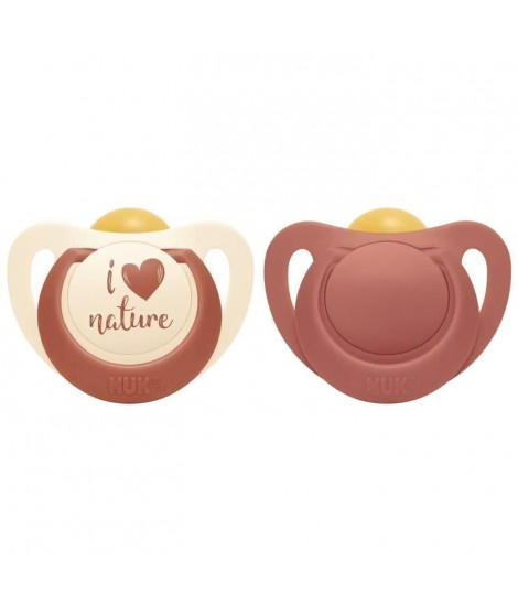 2Sucette NUK 18/36m Terracotta