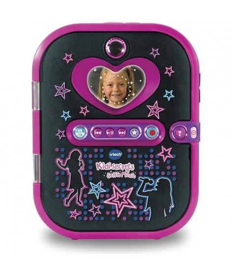 VTECH - Kidisecrets Selfie Music Noir - Agenda Electronique Musical