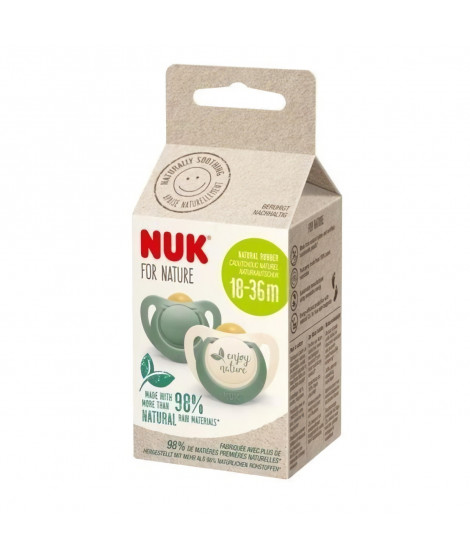 NUK Lot 2 sucettes - 18-36 mois - Eucalyptus